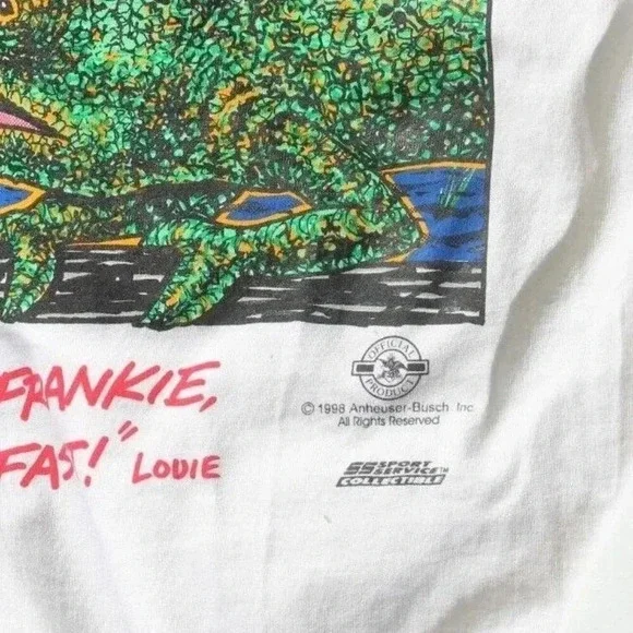 Vtg Kenny Bernstein First 300 Budweiser King Racing 1998 T-shirt Size L Signed - Picture 4 of 7